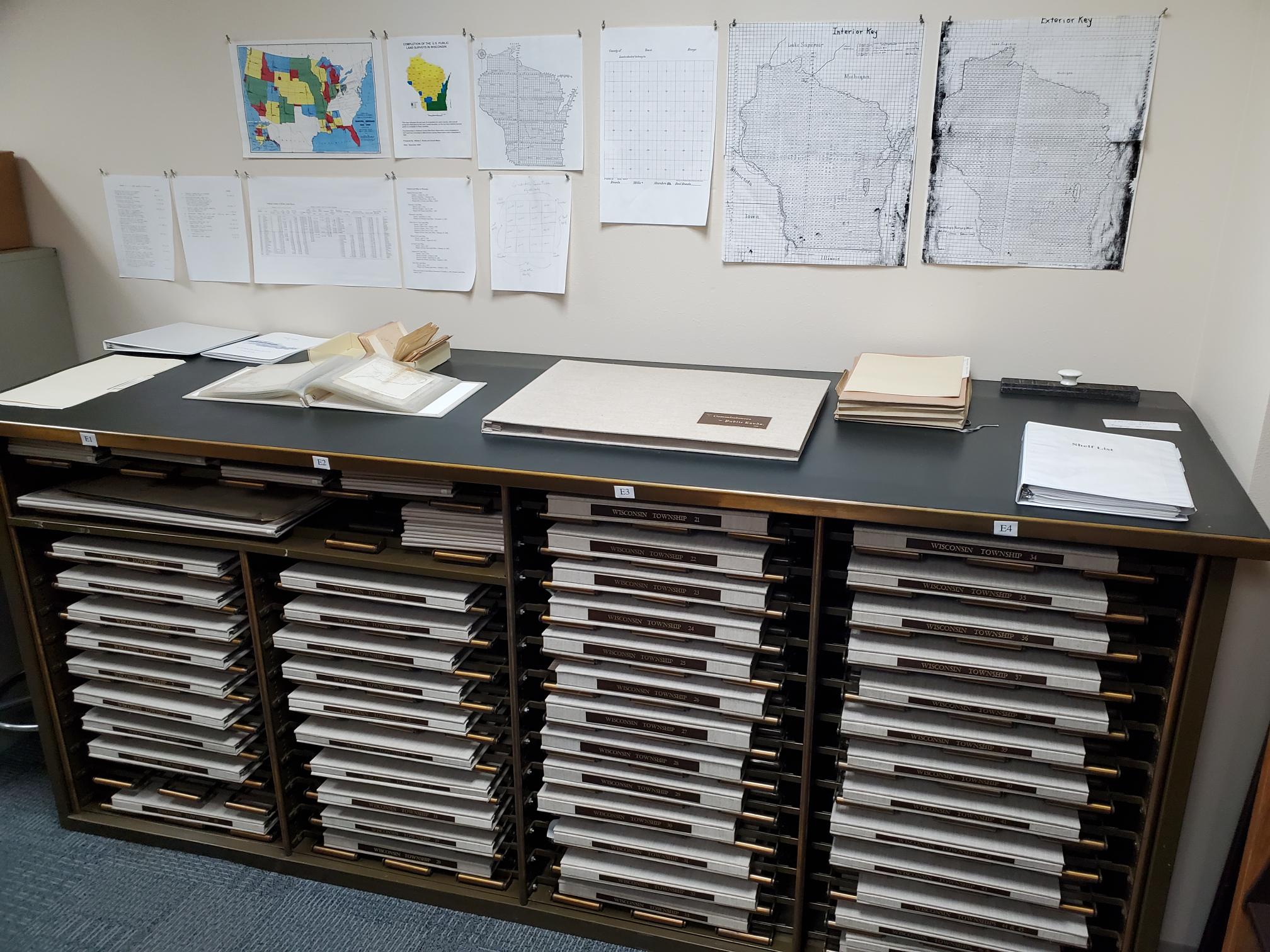 Image of original town play maps from the 1800's