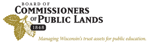 BCPL Agency Logo, Board of Commissioners of Public Lands, eighteen forty eight, Managing Wisconsin's land assets for public education