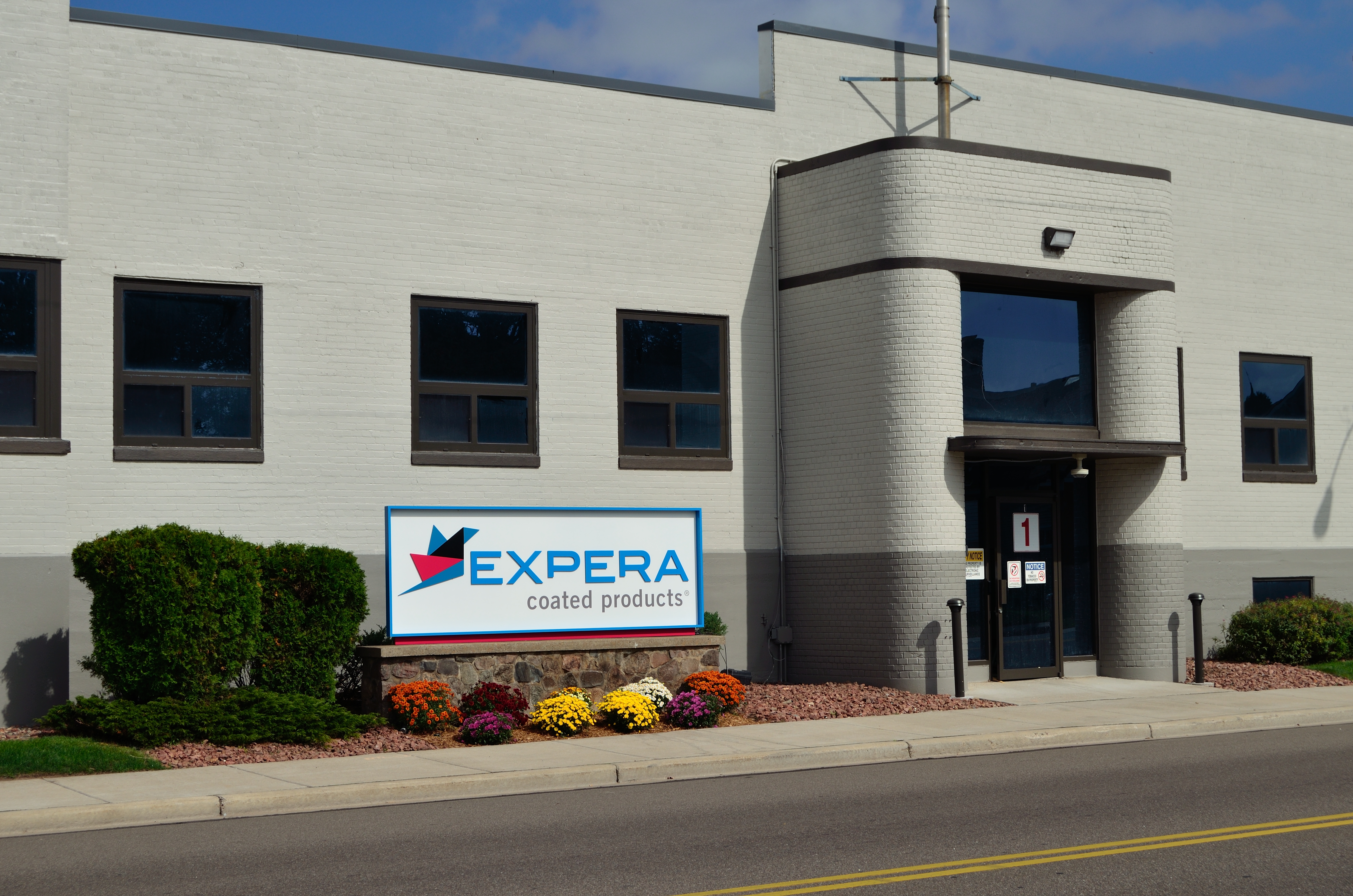 Expera coated products facility in city of Rhinelander